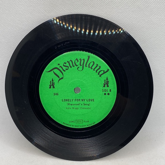 Disneyland The Story of Rapunzel Children’s Book and Vinyl Record 1970 - Picture 15 of 16